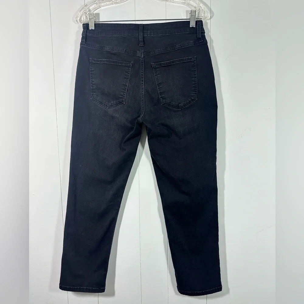 Kut from the Kloth Sz 6 Womens Rachael Fab Ab Mom Denim Black Jeans High Rise - Picture 4 of 12